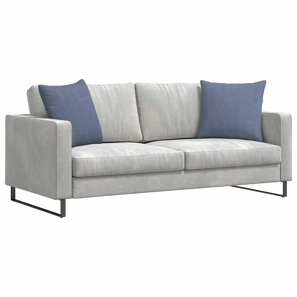 Kanapé párnák 2 pcs Kék 50 x 50 cm Bársonyos szövet