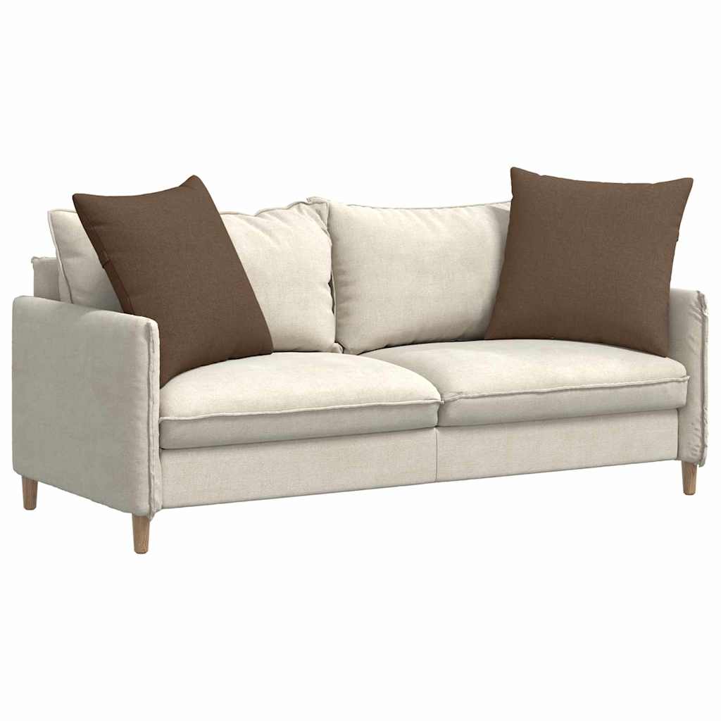 Kanapé párnák 2 pcs Barna 60 x 60 cm szövet