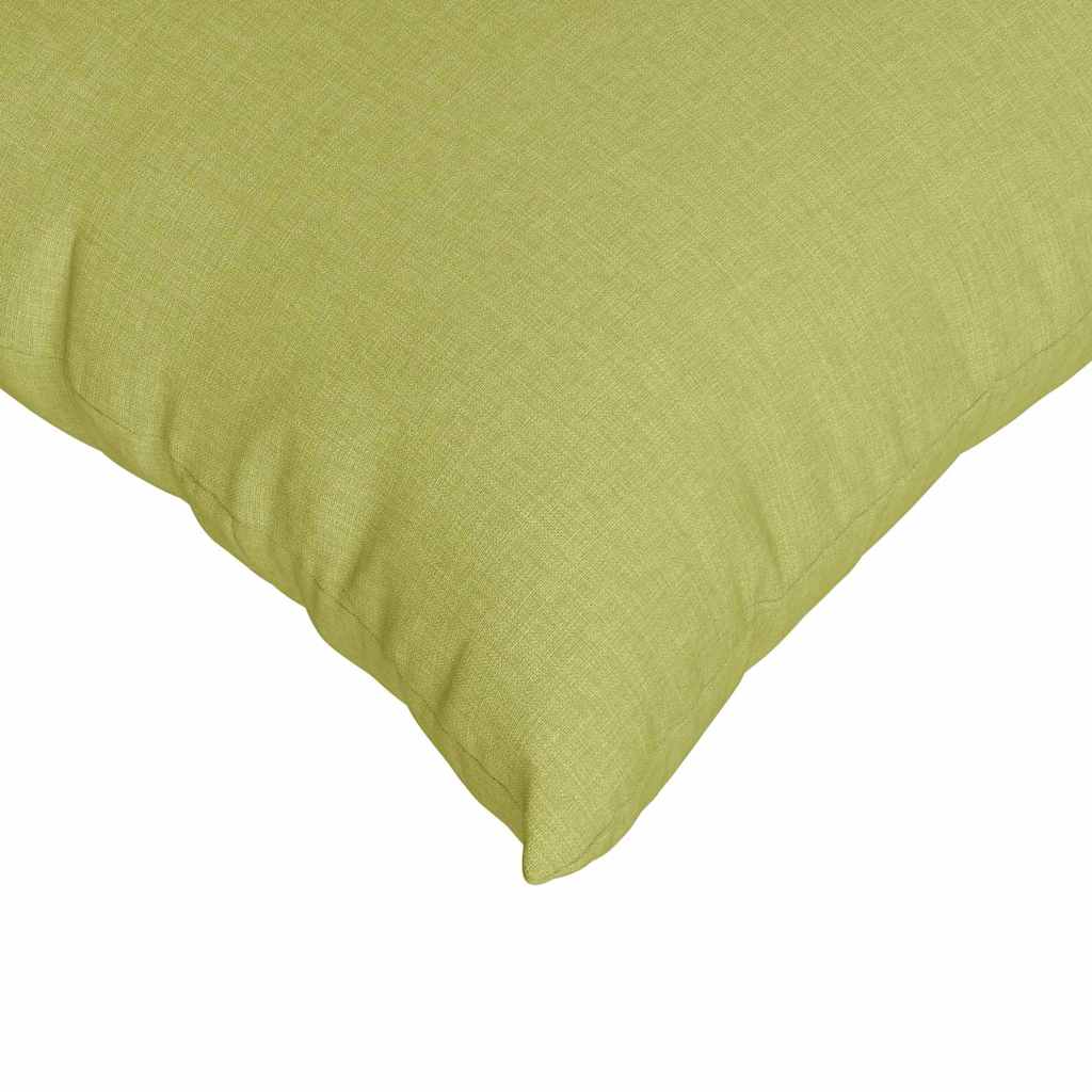 Kanapé párnák 2 pcs Világos zöld 60 x 60 cm szövet