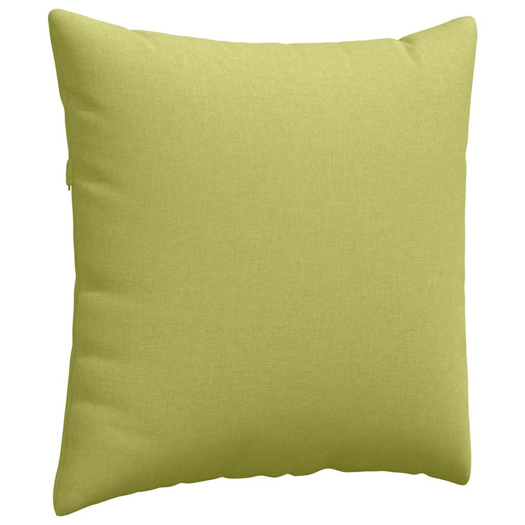 Kanapé párnák 2 pcs Világos zöld 60 x 60 cm szövet