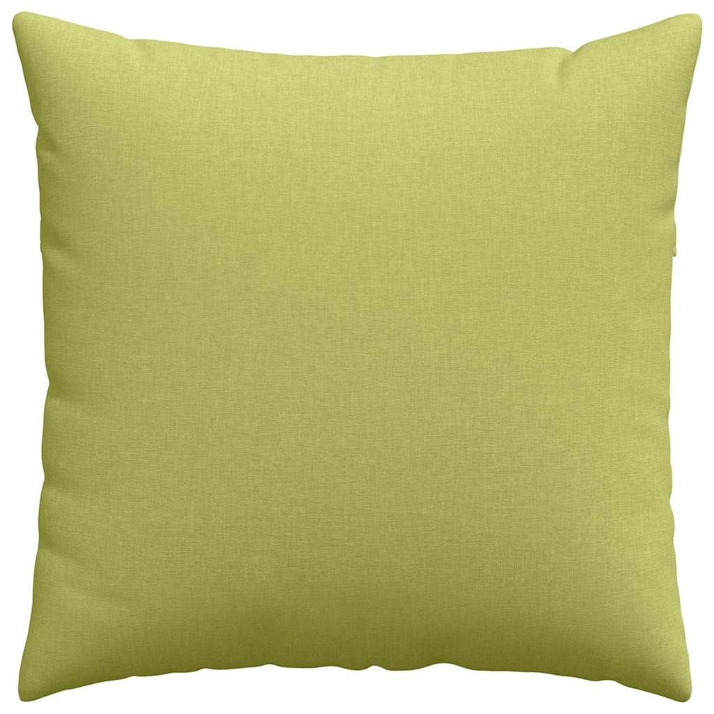 Kanapé párnák 2 pcs Világos zöld 60 x 60 cm szövet