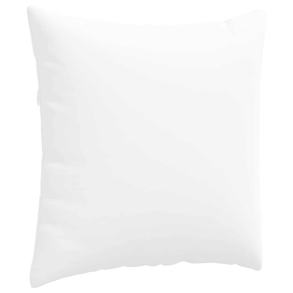 Kanapé párnák 2 pcs Fehér 60 x 60 cm szövet