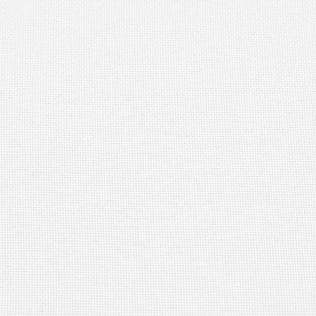 Kanapé párnák 2 pcs Fehér 60 x 60 cm szövet