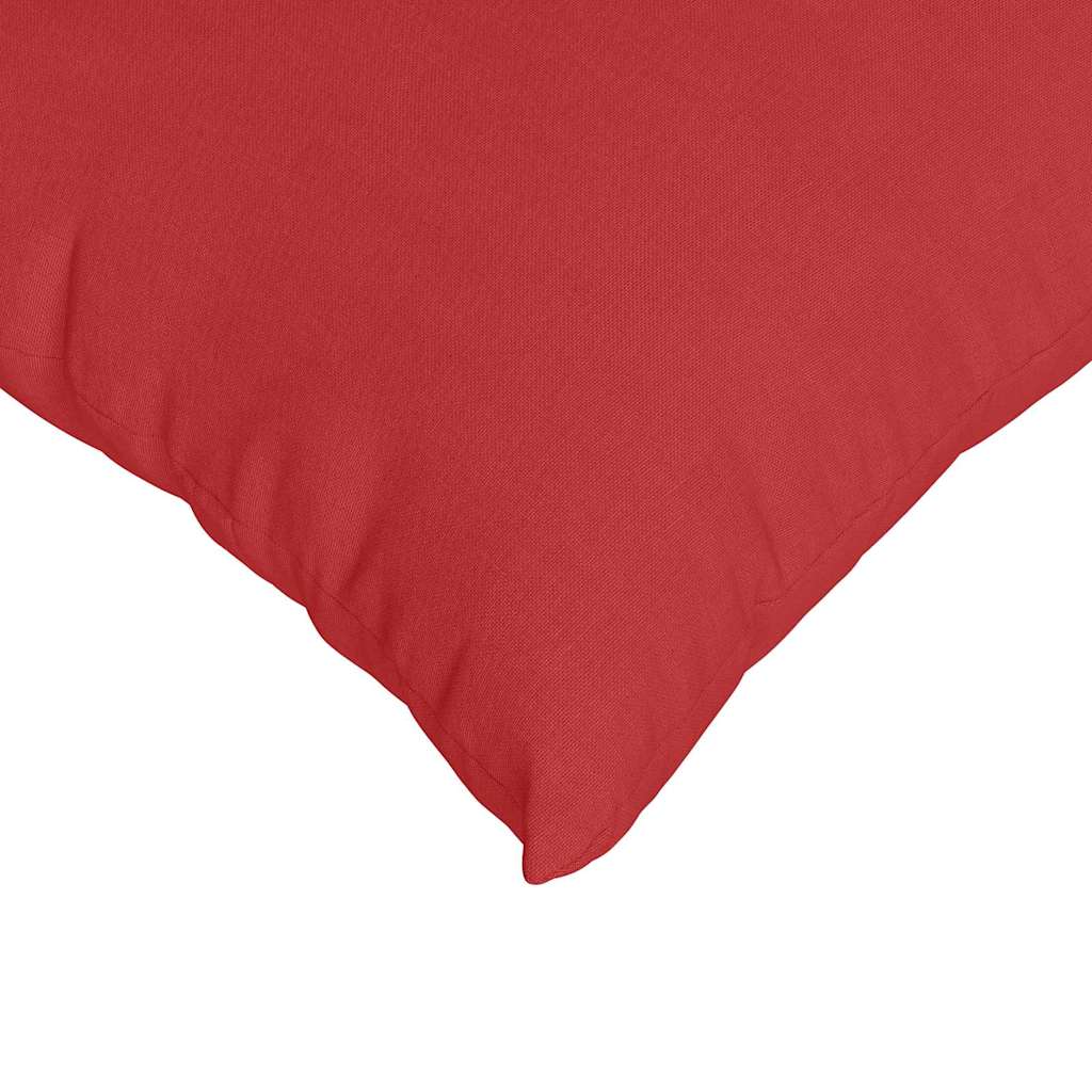Kanapé párnák 2 pcs Piros 60 x 60 cm szövet