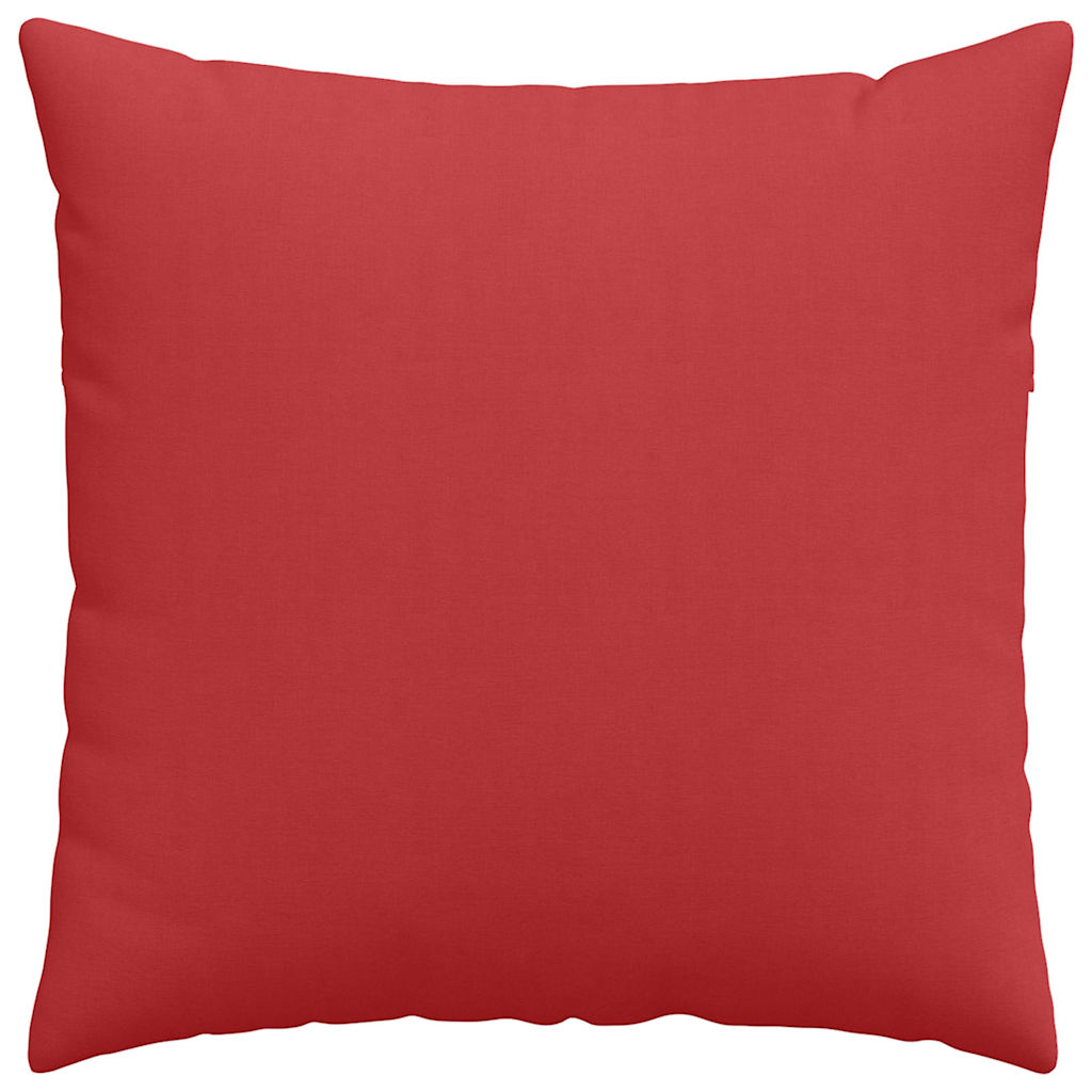 Kanapé párnák 2 pcs Piros 60 x 60 cm szövet