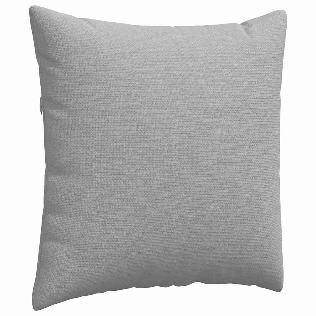 Kanapé párnák 2 pcs Felhőszürke 60 x 60 cm szövet