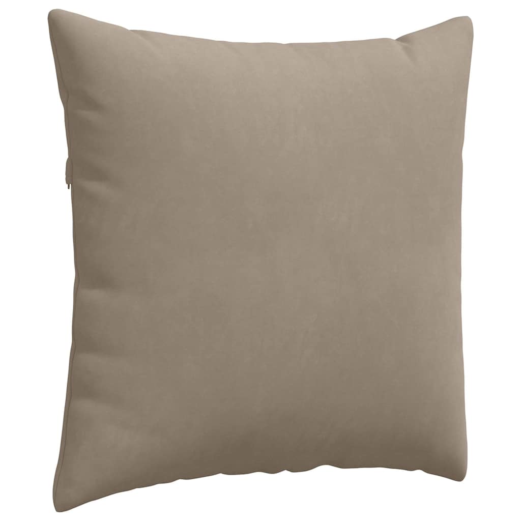Kanapé párnák 2 pcs Tópszínű 60 x 60 cm szövet