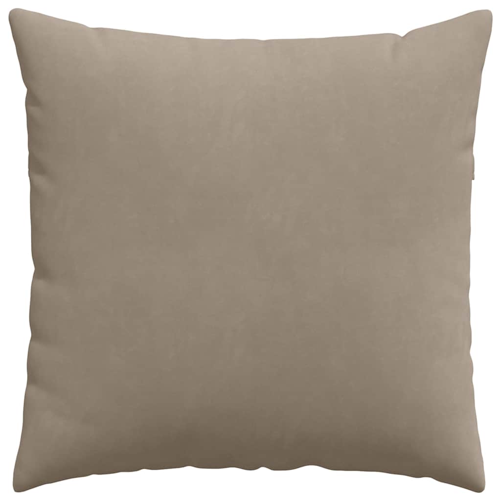 Kanapé párnák 2 pcs Tópszínű 60 x 60 cm szövet