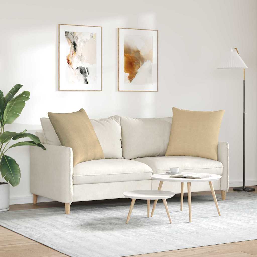 Kanapé párnák 2 pcs Szürke zöld 60 x 60 cm Bársonyos szövet