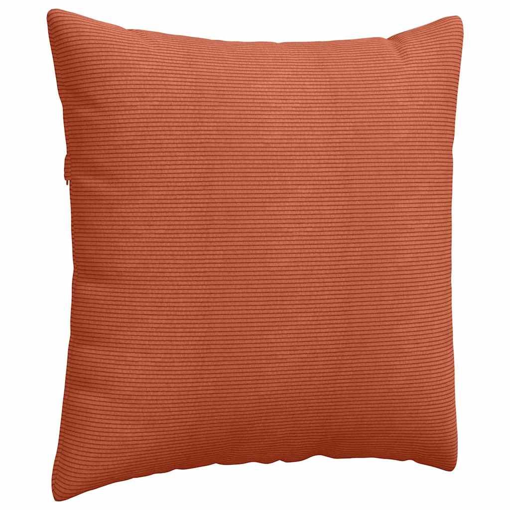 Kanapé párnák 2 pcs Piros Narancs 60 x 60 cm Bársonyos szövet