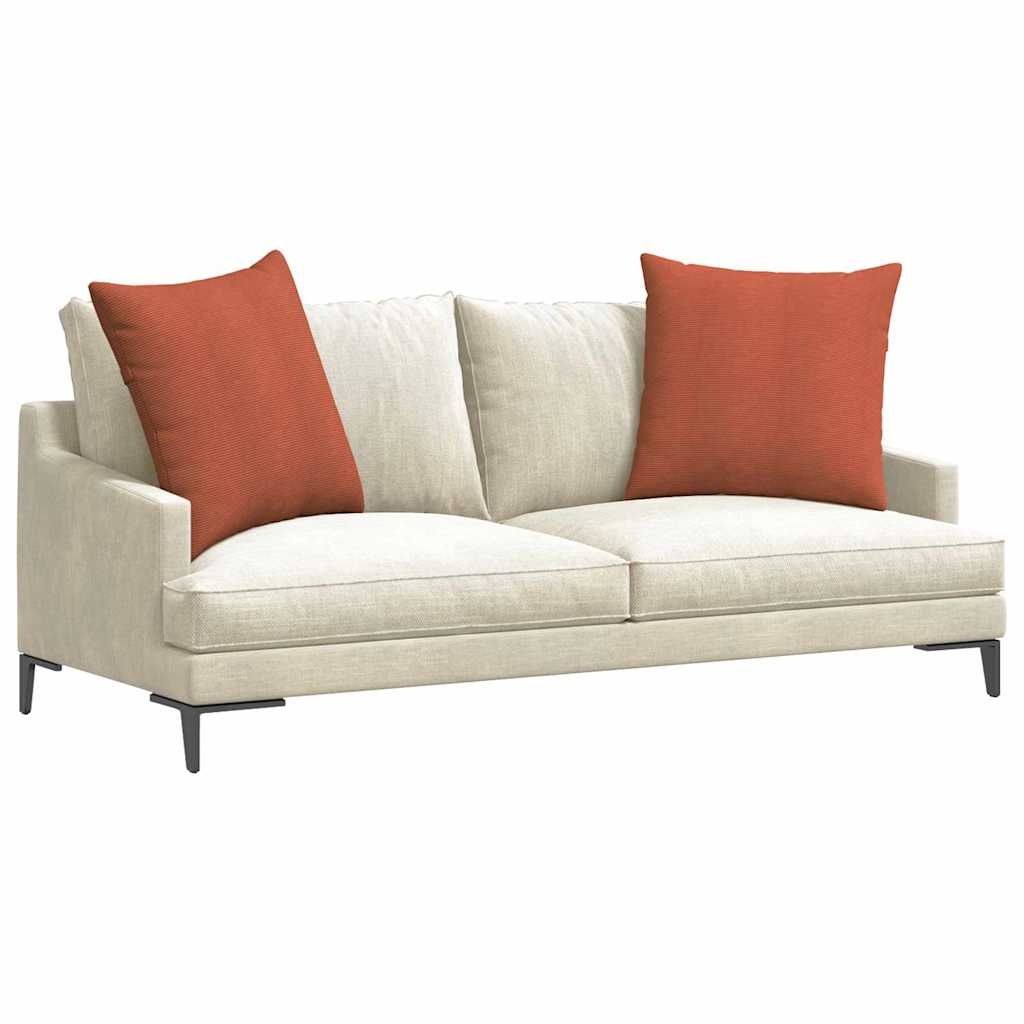 Kanapé párnák 2 pcs Piros Narancs 60 x 60 cm Bársonyos szövet