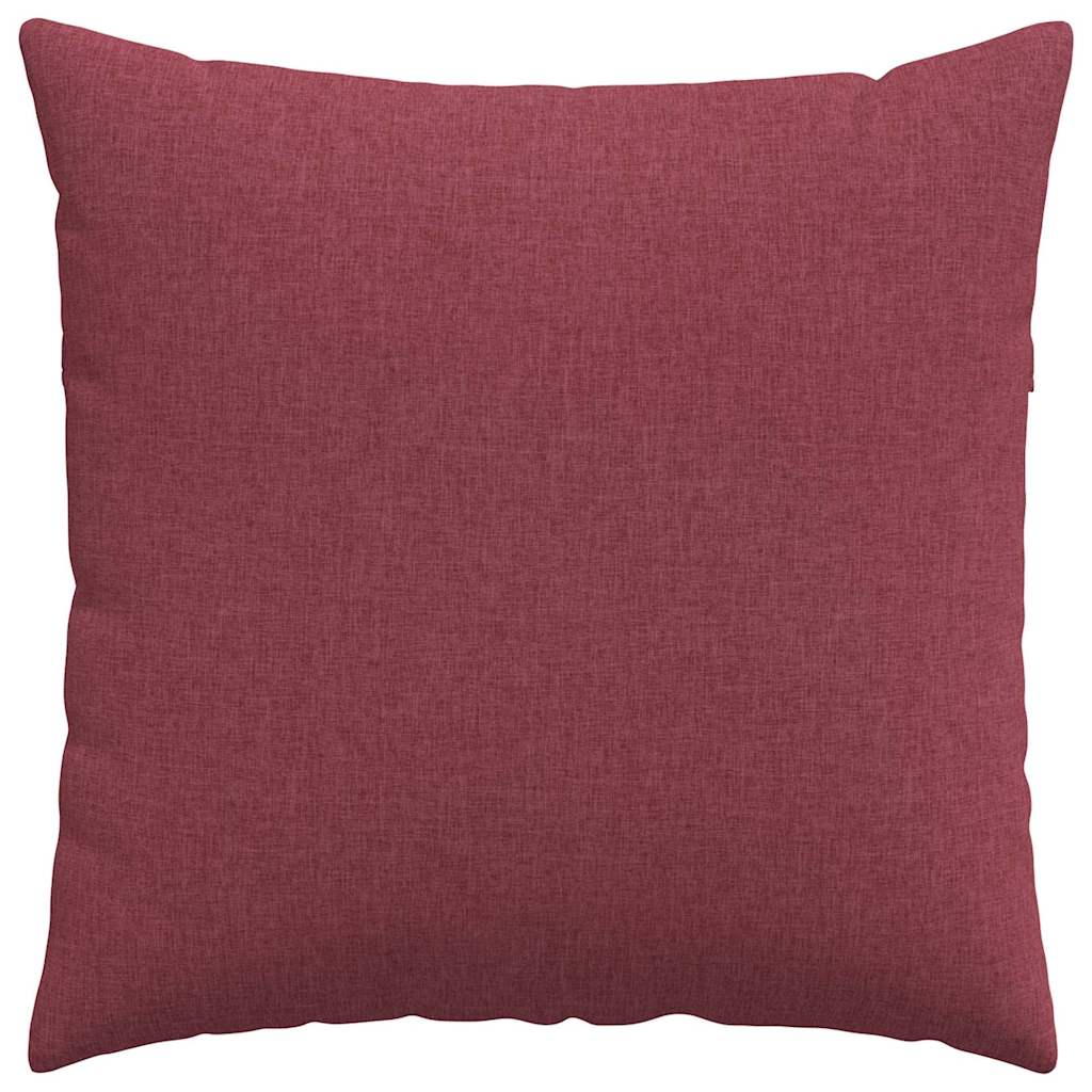 Kanapé párnák 2 pcs Bordó 80 x 80 cm szövet