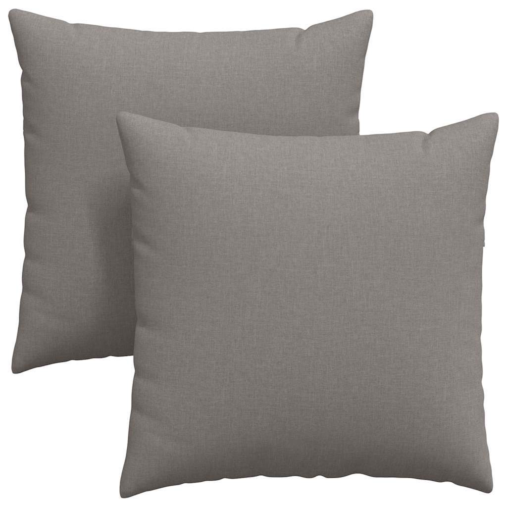 Kanapé párnák 2 pcs Tópszínű 80 x 80 cm szövet