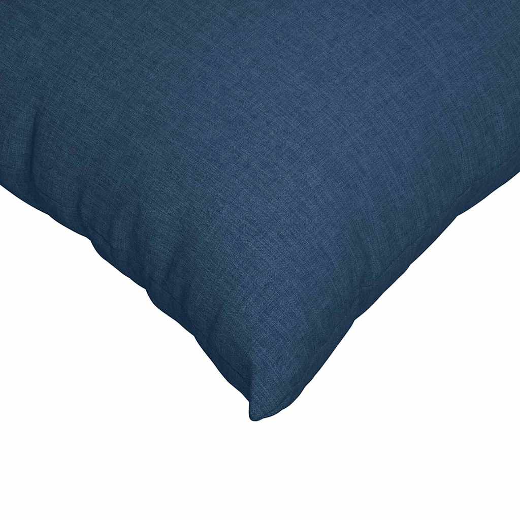Kanapé párnák 2 pcs Kék 80 x 80 cm szövet