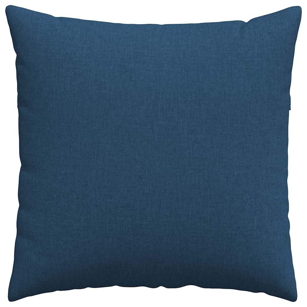 Kanapé párnák 2 pcs Kék 80 x 80 cm szövet