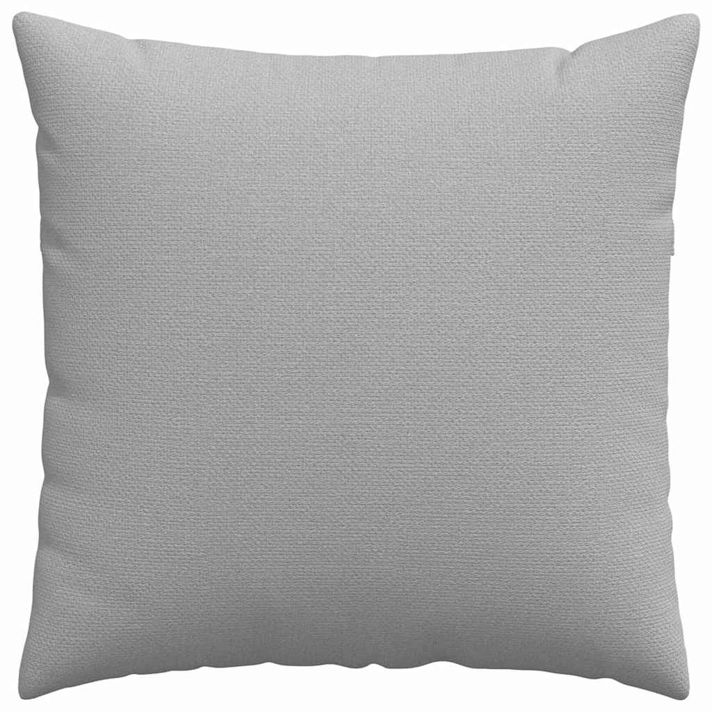 Kanapé párnák 2 pcs Felhőszürke 80 x 80 cm szövet