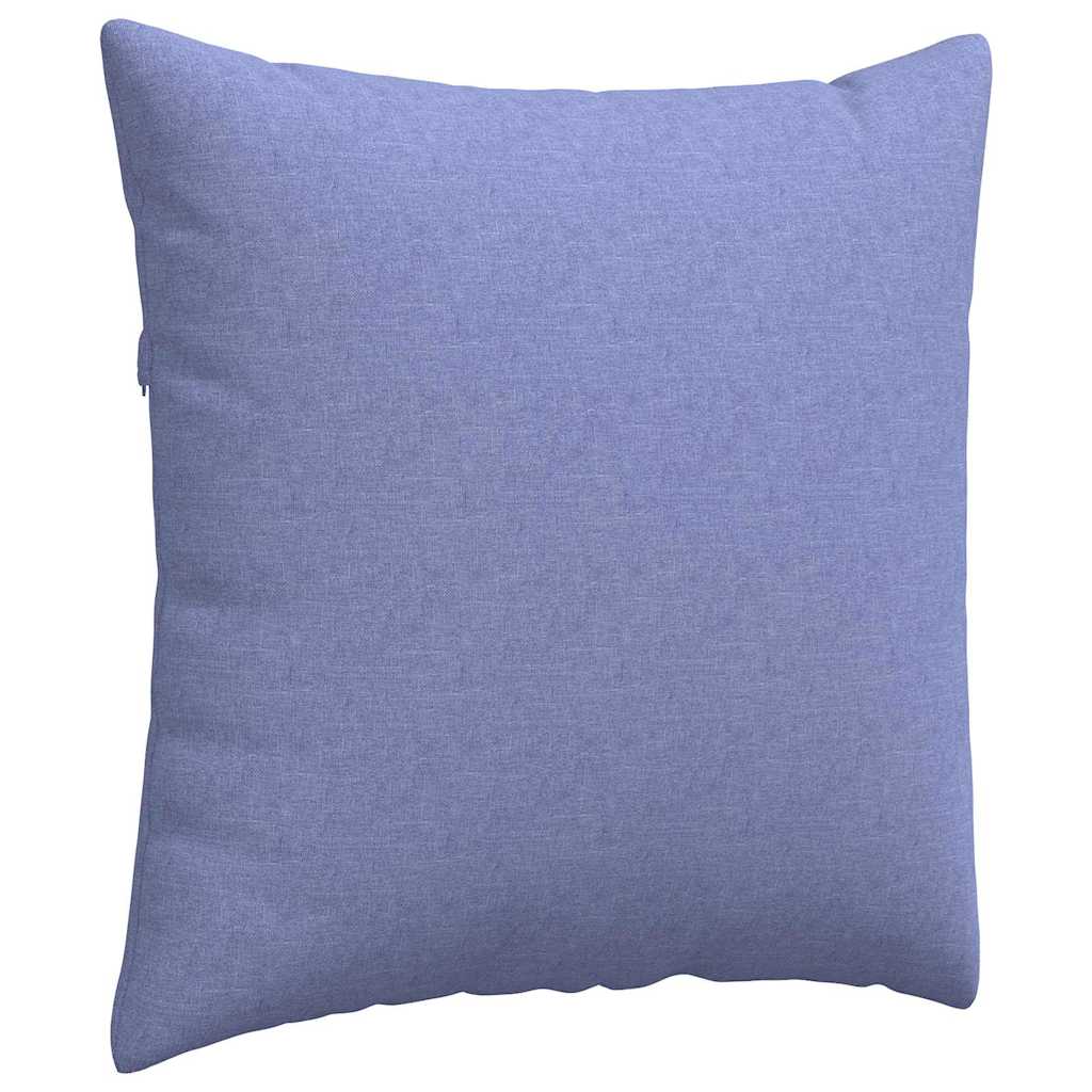 Kanapé párnák 2 pcs Farmerkék 80 x 80 cm szövet