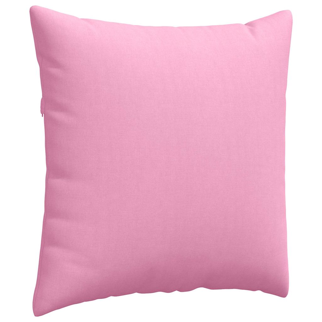 Kanapé párnák 2 pcs Rózsaszín 80 x 80 cm szövet