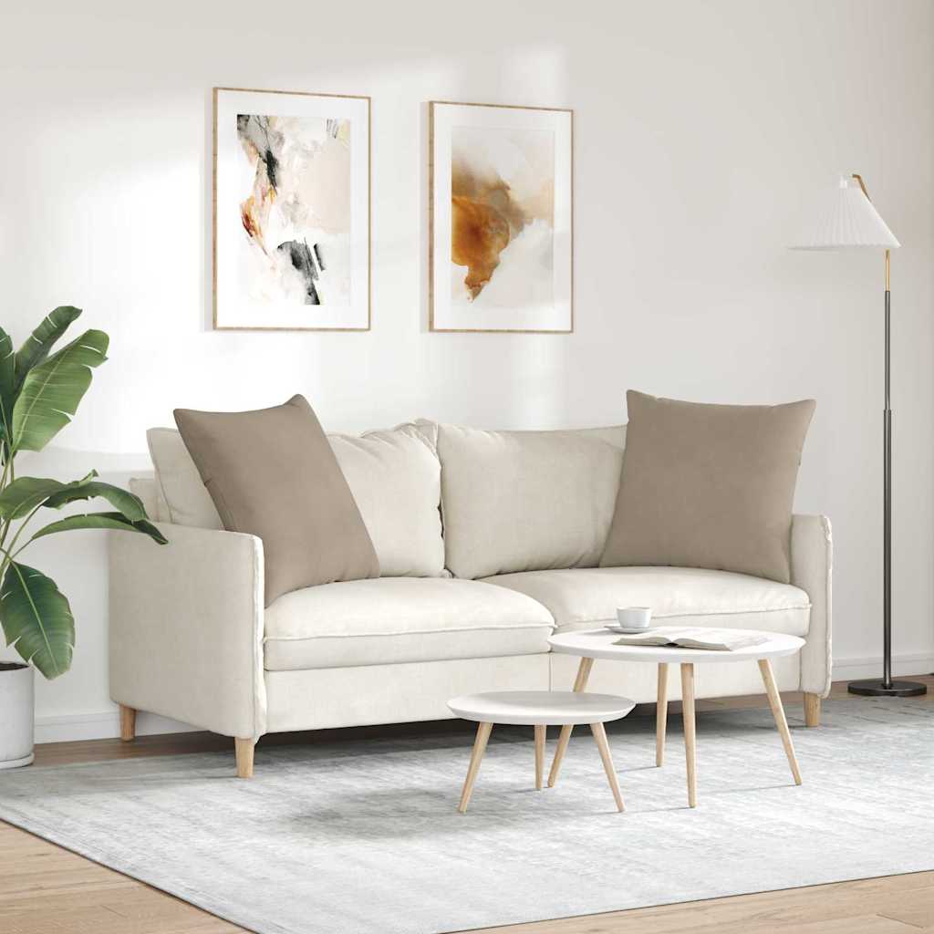 Kanapé párnák 2 pcs Tópszínű 80 x 80 cm szövet