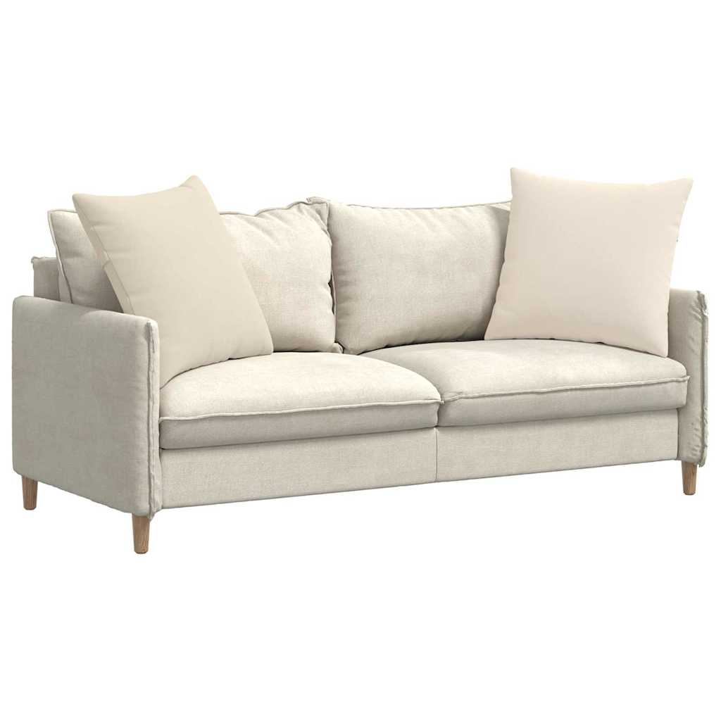 Kanapé párnák 2 pcs Bézs 80 x 80 cm szövet