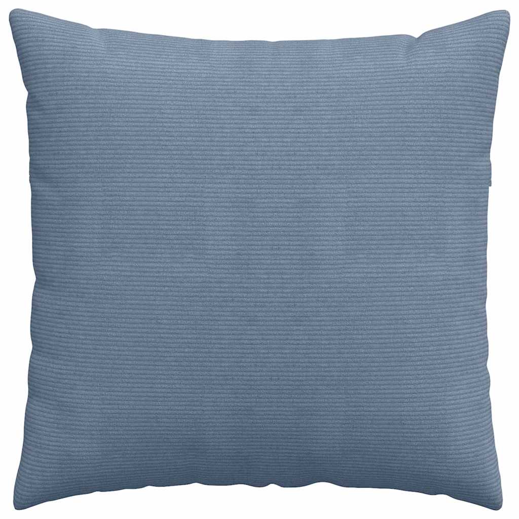 Kanapé párnák 2 pcs Kék 80 x 80 cm Bársonyos szövet