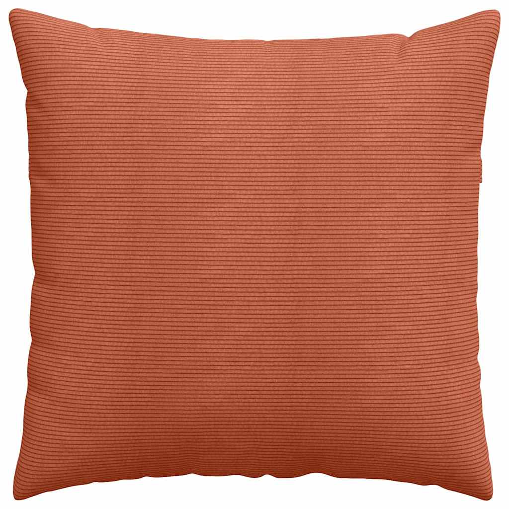 Kanapé párnák 2 pcs Piros Narancs 80 x 80 cm Bársonyos szövet
