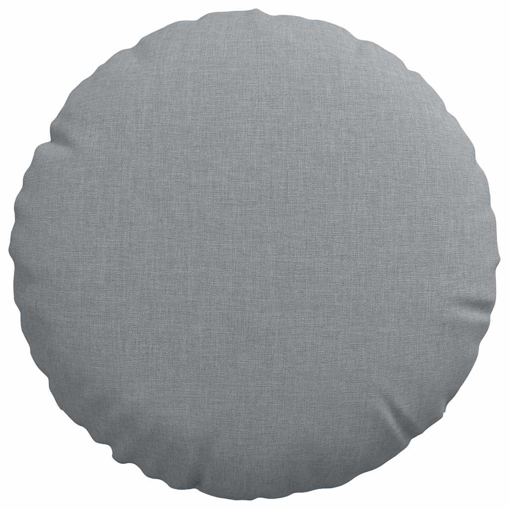 Ülőpárnák 2 pcs Világosszürke Ø30 x 13 cm szövet