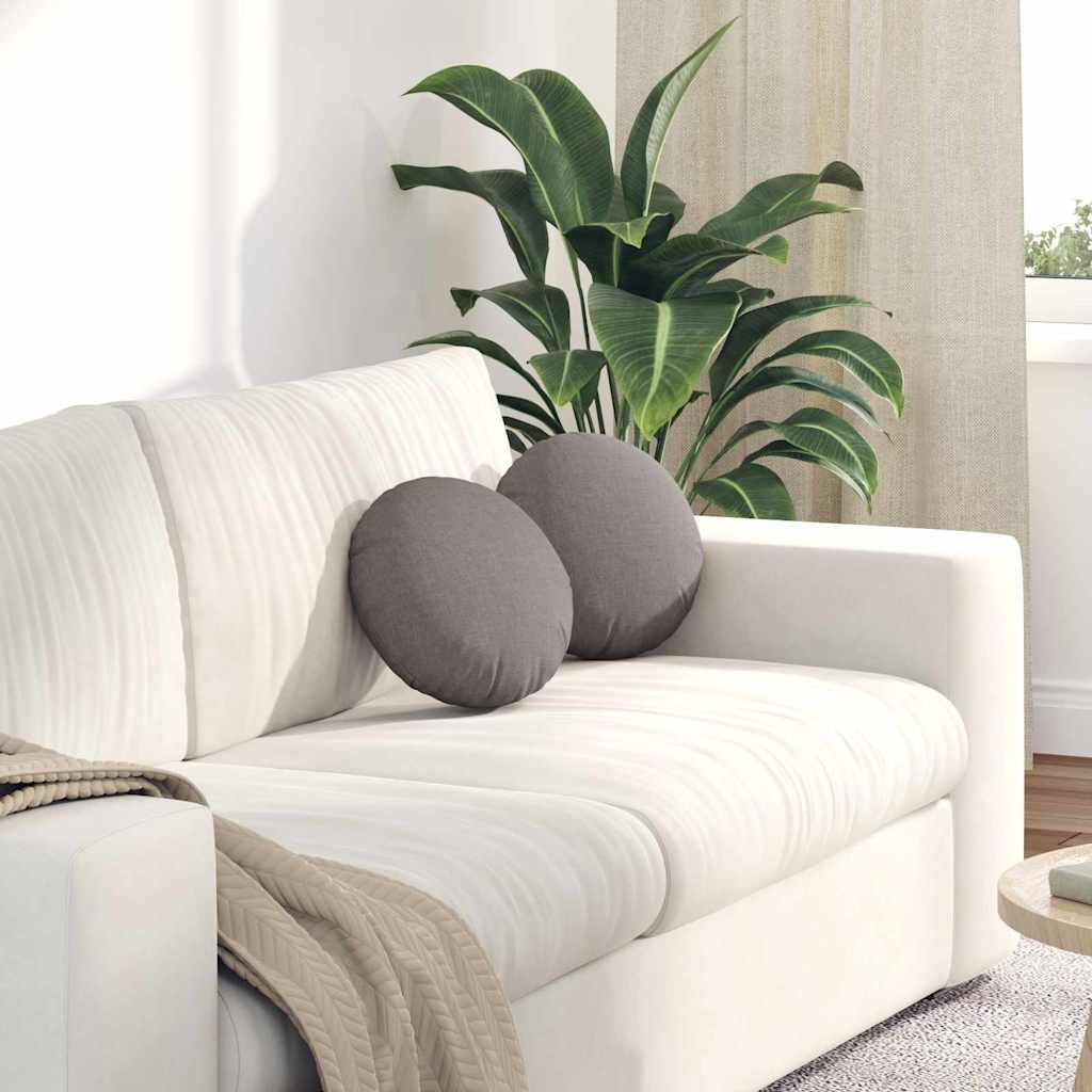 Ülőpárnák 2 pcs Tópszínű Ø30 x 13 cm szövet