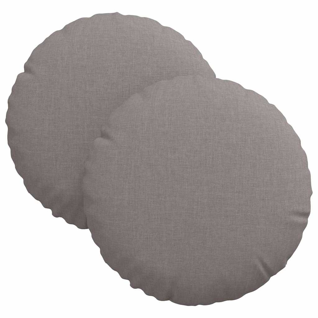 Ülőpárnák 2 pcs Tópszínű Ø30 x 13 cm szövet