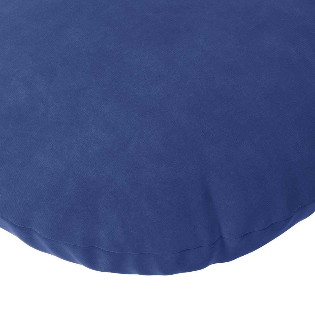 Ülőpárnák 2 pcs Rendőrségi kék Ø30 x 13 cm Bársony
