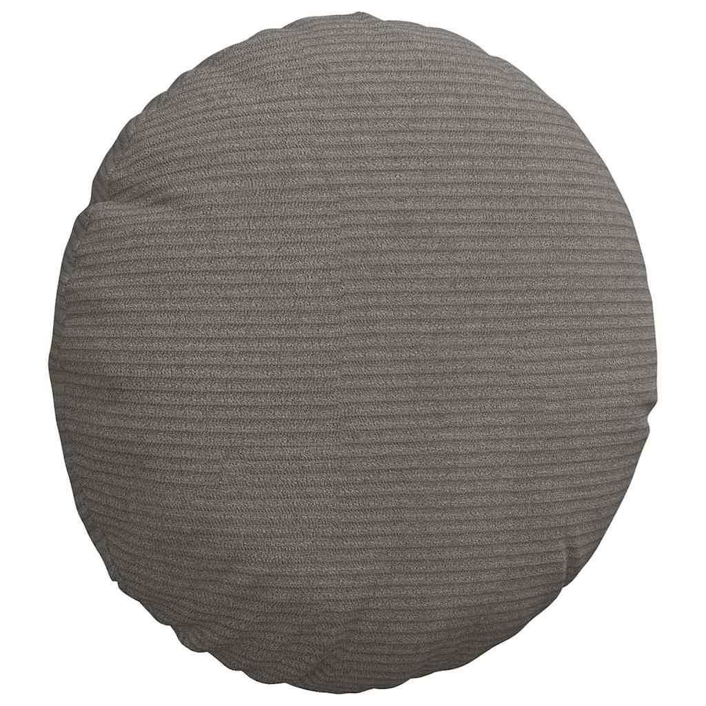Ülőpárnák 2 pcs Világosszürke Ø30 x 13 cm Bársonyos szövet