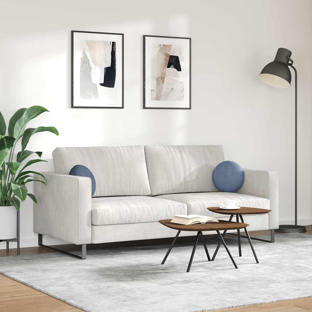 Ülőpárnák 2 pcs Kék Ø30 x 13 cm Bársonyos szövet