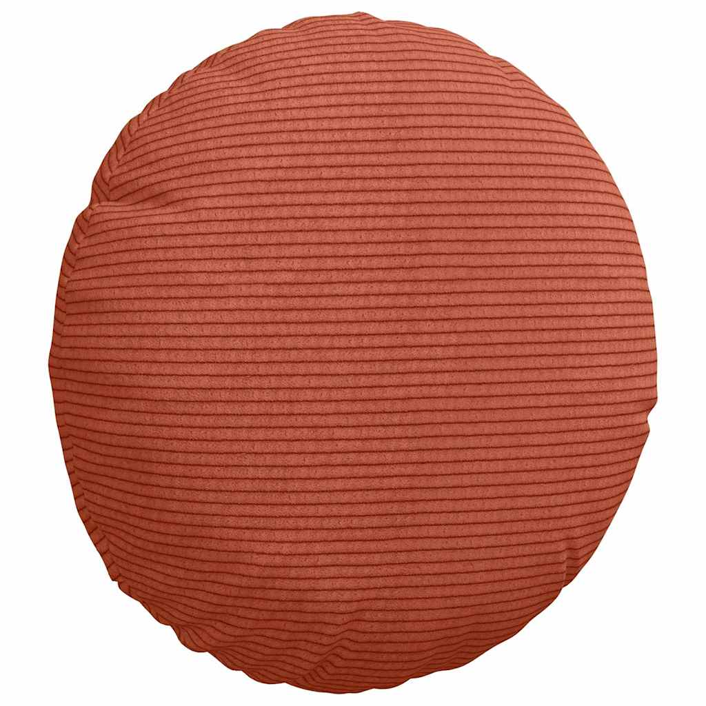 Ülőpárnák 2 pcs Piros Narancs Ø30 x 13 cm Bársonyos szövet