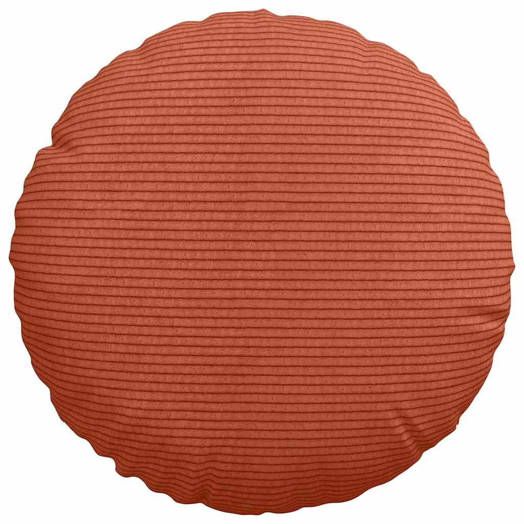 Ülőpárnák 2 pcs Piros Narancs Ø30 x 13 cm Bársonyos szövet