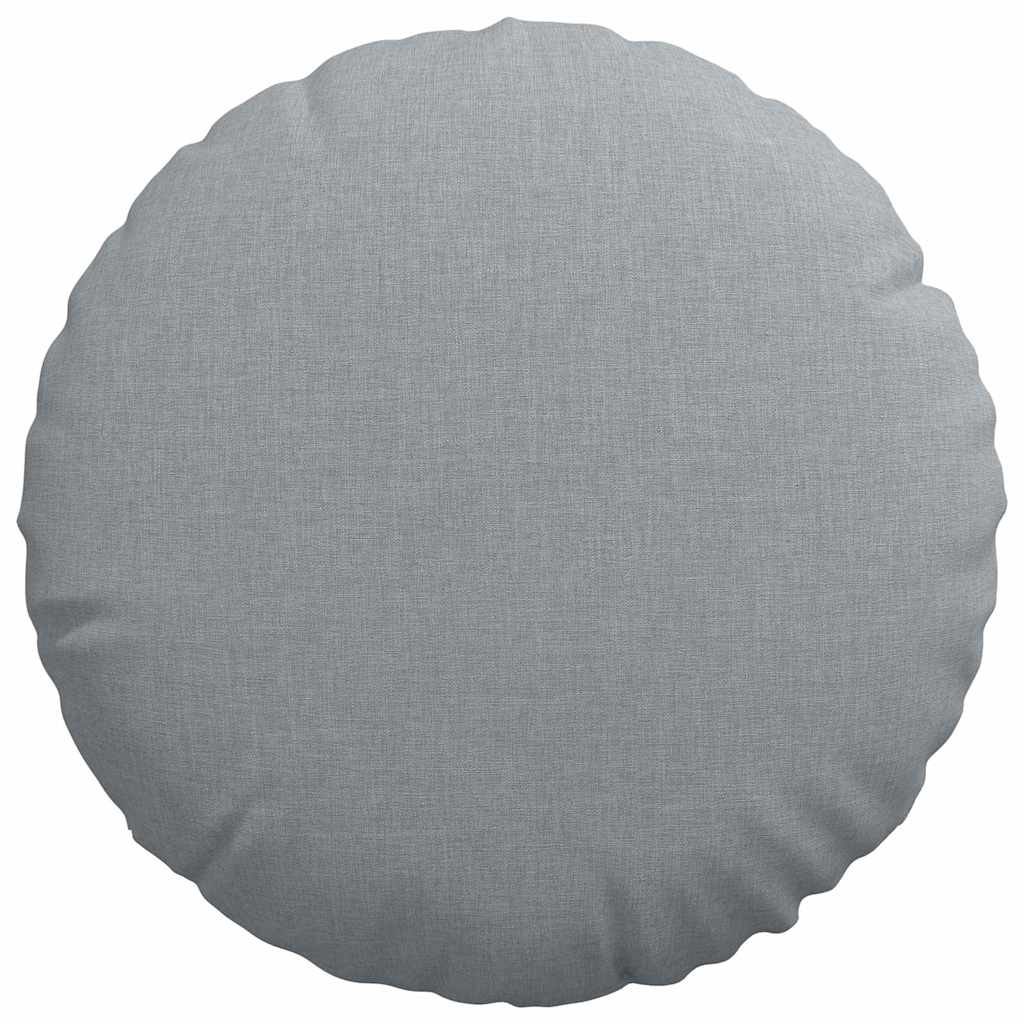 Ülőpárnák 2 pcs Világosszürke Ø40 x 13 cm szövet