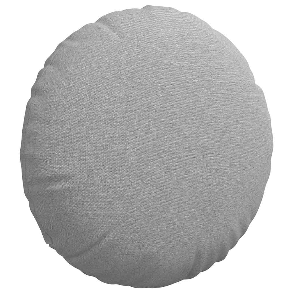 Ülőpárnák 2 pcs Felhőszürke Ø40 x 13 cm szövet