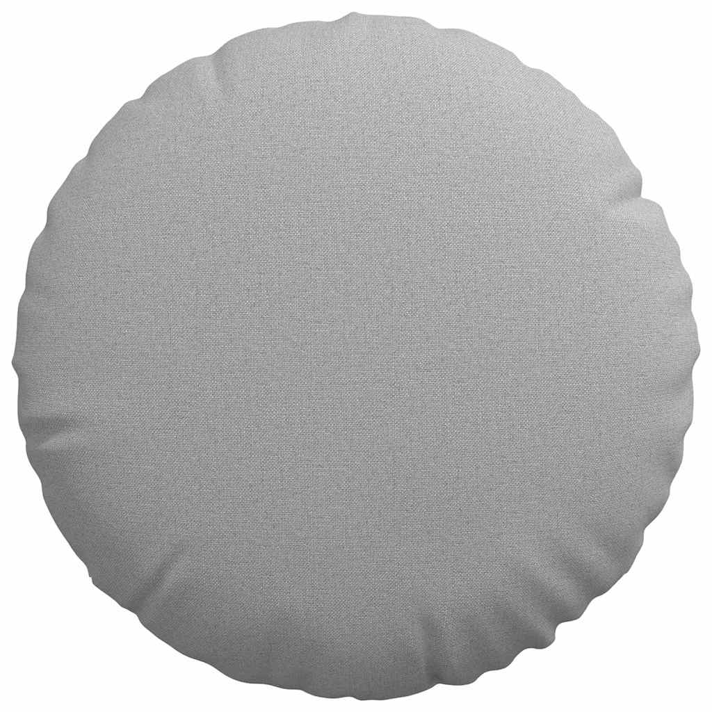 Ülőpárnák 2 pcs Felhőszürke Ø40 x 13 cm szövet