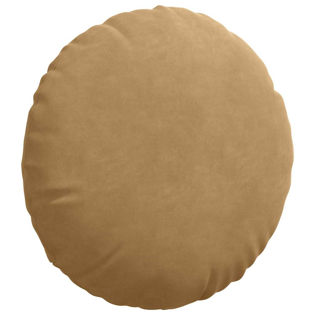 Ülőpárnák 2 pcs Barna Ø 40 x 13 cm Bársony