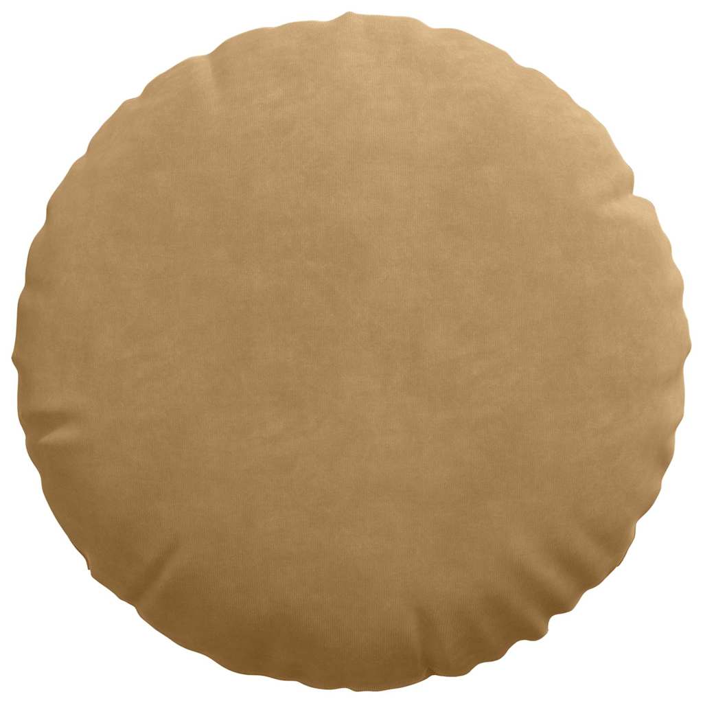 Ülőpárnák 2 pcs Barna Ø 40 x 13 cm Bársony