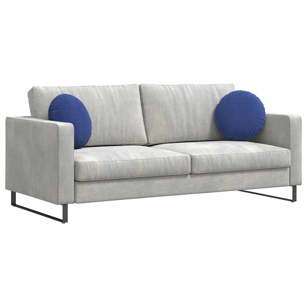 Ülőpárnák 2 pcs Rendőrségi kék Ø 40 x 13 cm Bársony