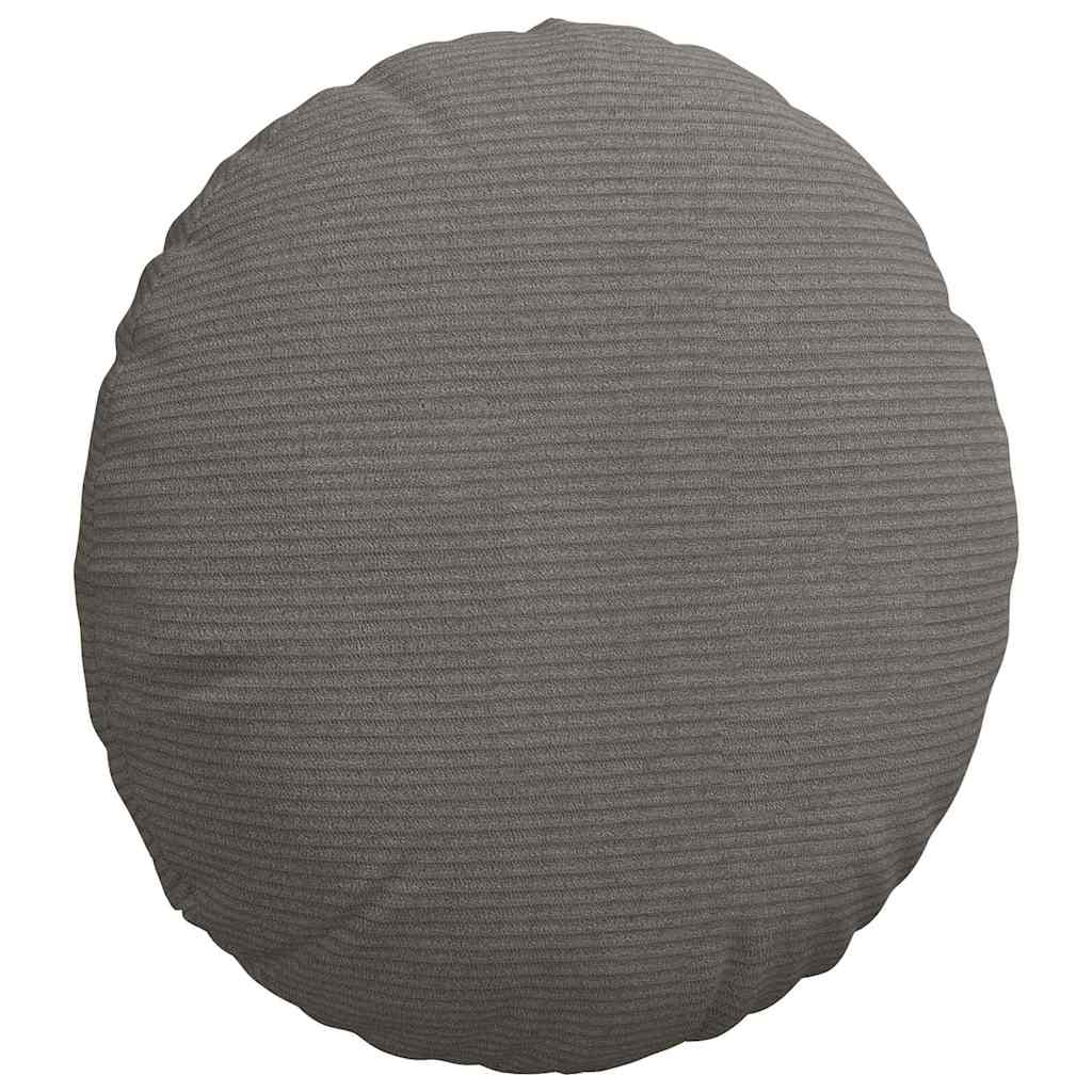 Ülőpárnák 2 pcs Világosszürke Ø 40 cm Bársonyos szövet