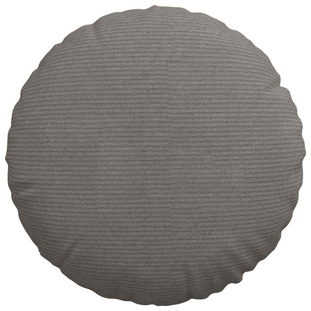 Ülőpárnák 2 pcs Világosszürke Ø 40 cm Bársonyos szövet