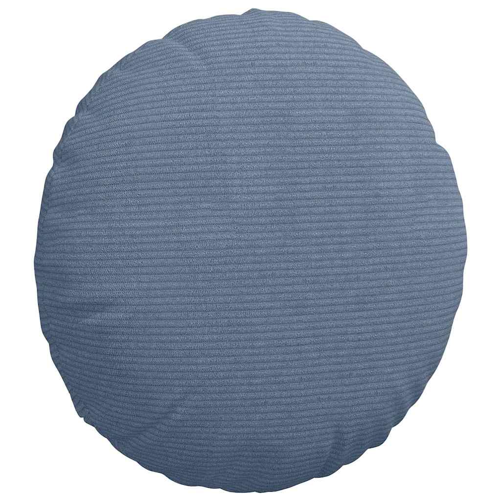 Ülőpárnák 2 pcs Kék Ø 40 cm Bársonyos szövet