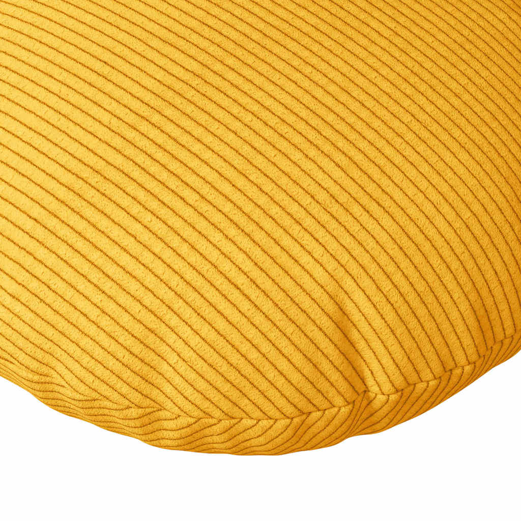 Ülőpárnák 2 pcs Világos sárga Ø 40 cm Bársonyos szövet