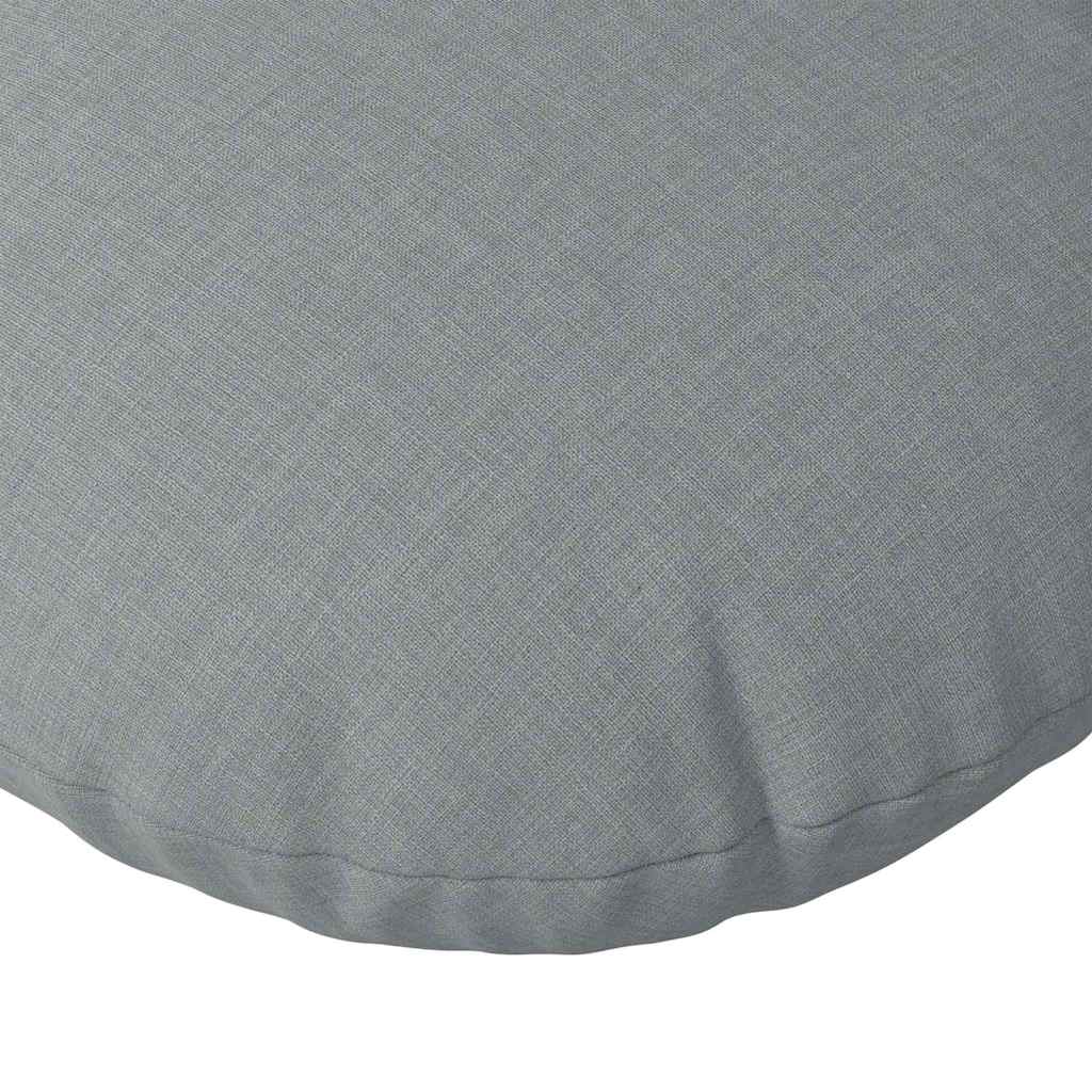 Ülőpárnák 2 pcs Világosszürke Ø50 x 19 cm szövet