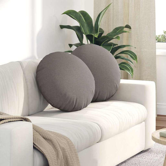 Ülőpárnák 2 pcs Tópszínű Ø50 x 19 cm szövet