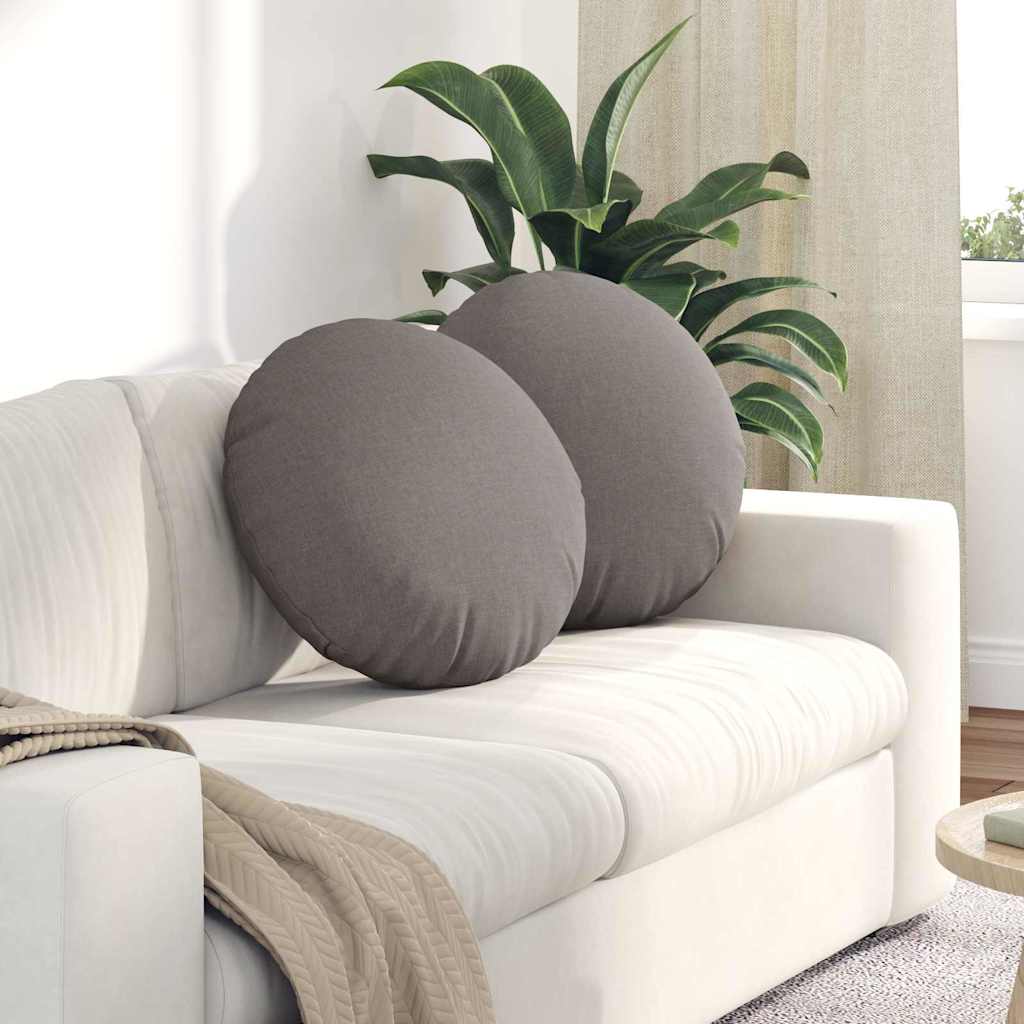 Ülőpárnák 2 pcs Tópszínű Ø50 x 19 cm szövet