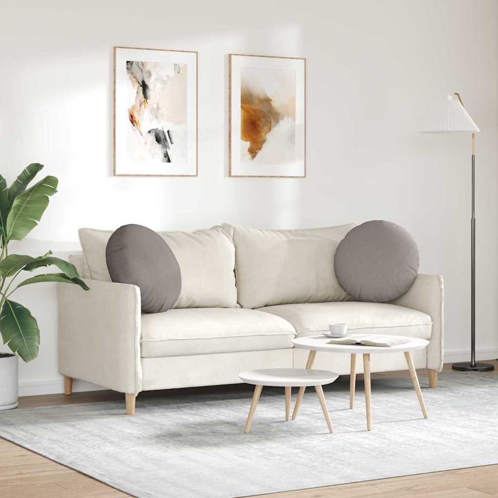 Ülőpárnák 2 pcs Tópszínű Ø50 x 19 cm szövet