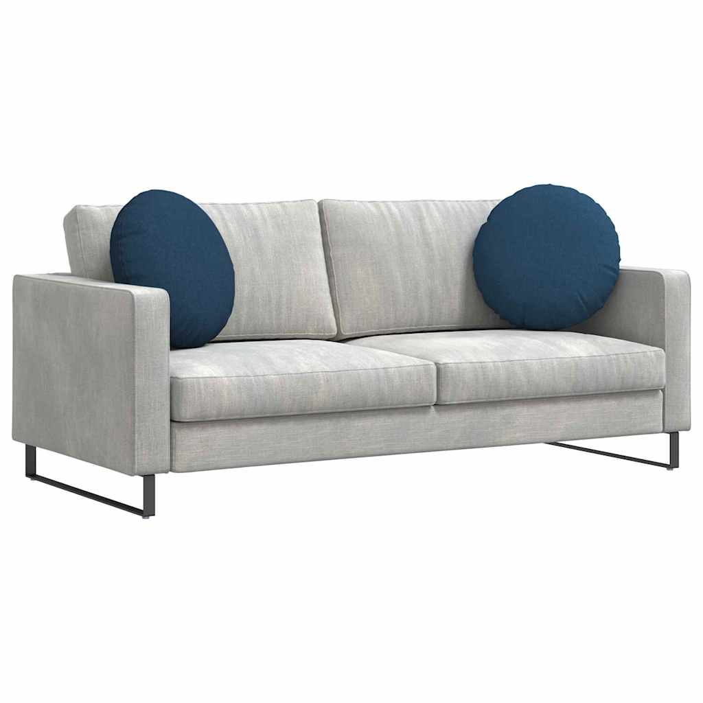 Ülőpárnák 2 pcs Kék Ø50 x 19 cm szövet