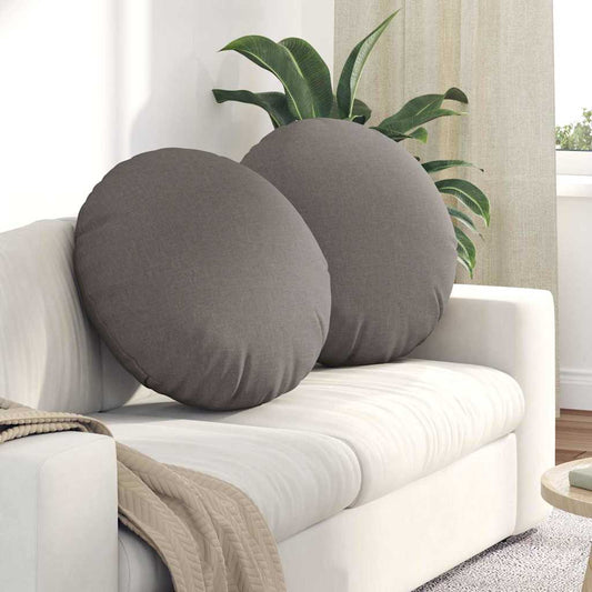 Ülőpárnák 2 pcs Tópszínű Ø60 x 21 cm szövet